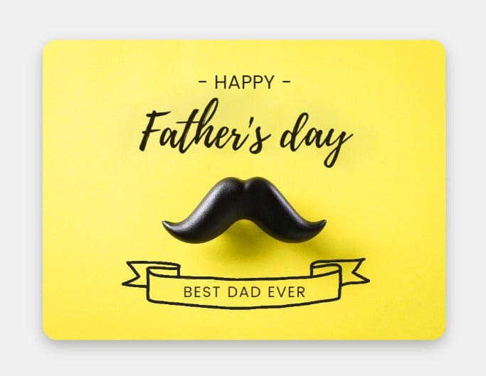 Father's day card design