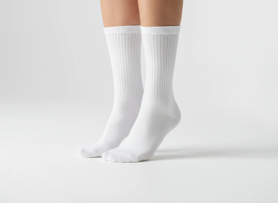 Feet with Socks Shoes