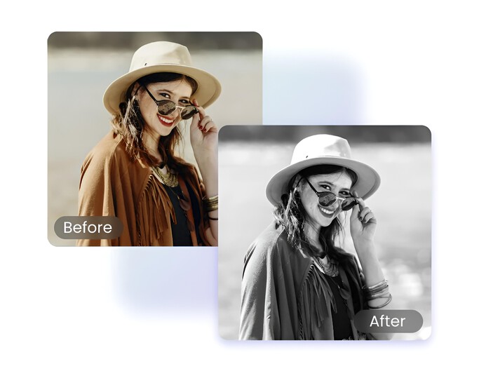 Filtre noir et blanc