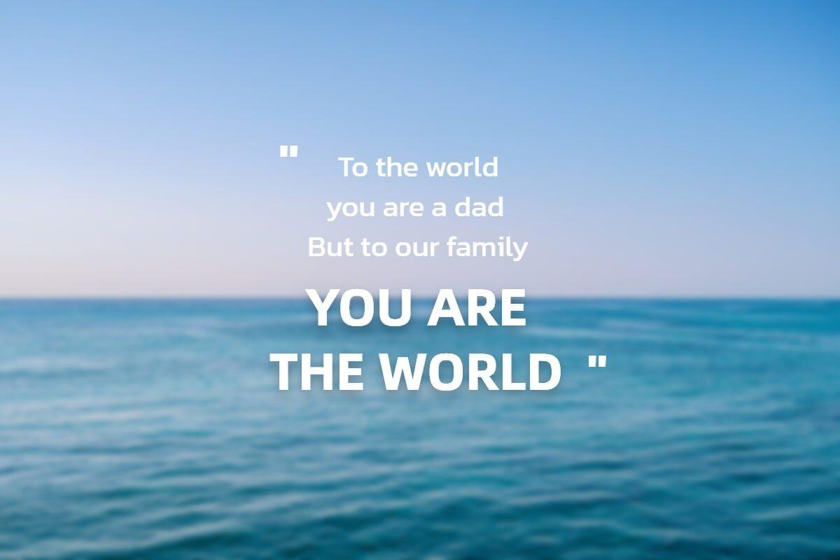 Memblur teks sorotan foto laut