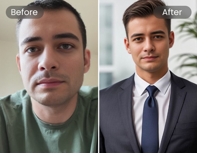 Fotor AI headshot generator