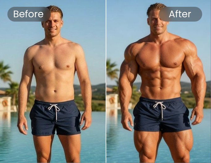 Générateur de muscles IA de Fotor