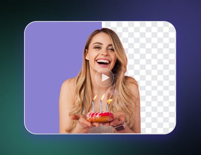 Fotor AI video background remover