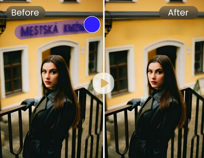 Fotor AI video object remover