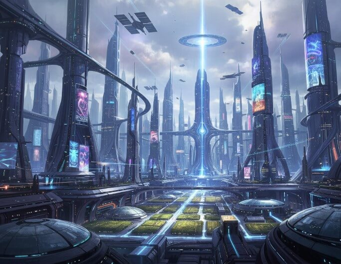 Fotor free AI book illustration generator for scifi novels