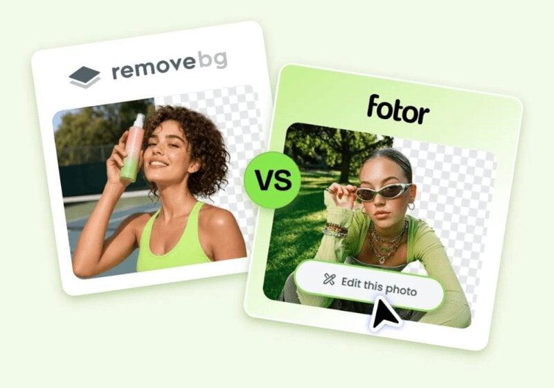 Fotor vs Remove bg Background Removal and Editing Workflow Comparison