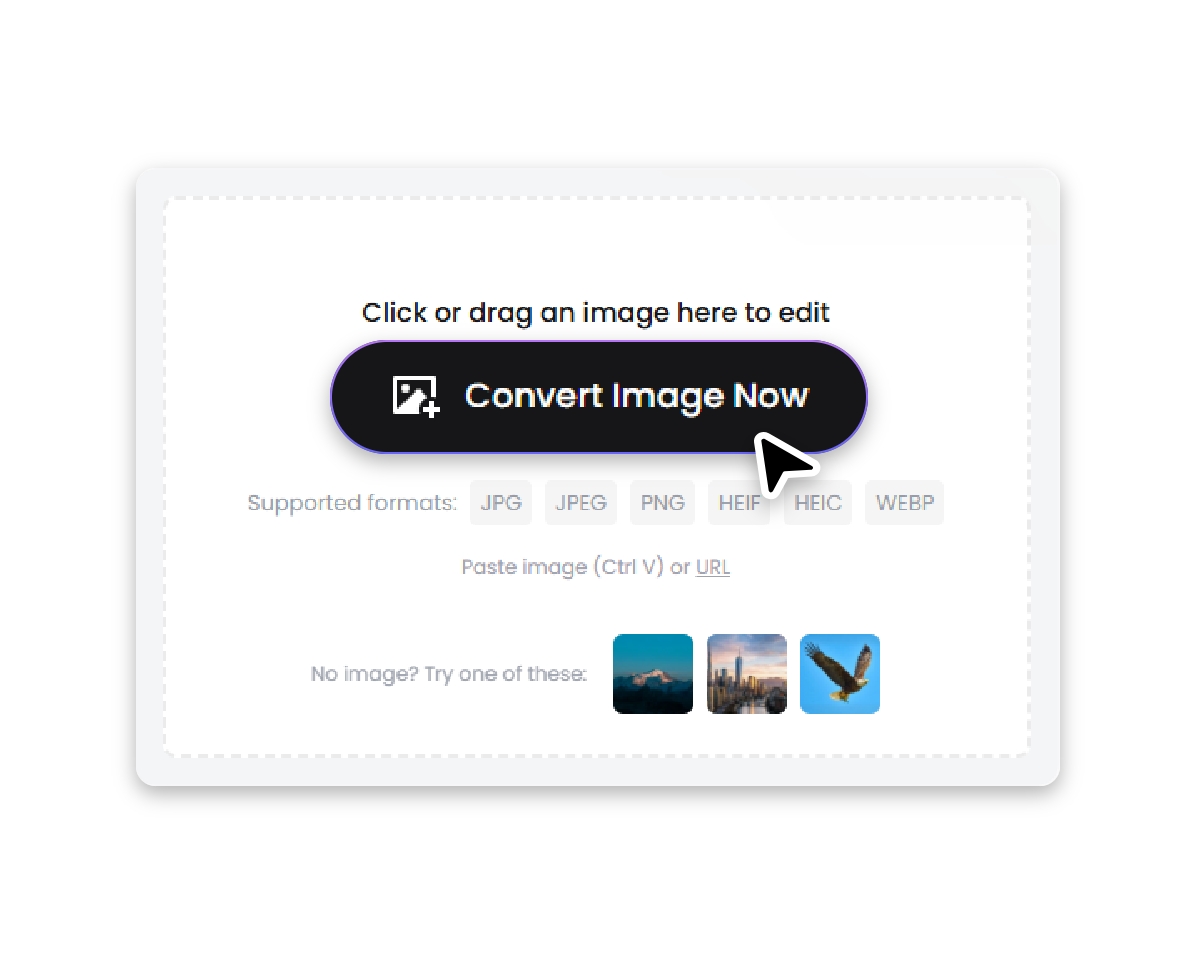 Importer une image que vous souhaitez modifier en format paysage