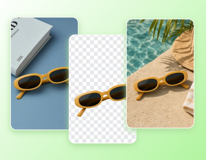Make product images with Fotor free PNG maker