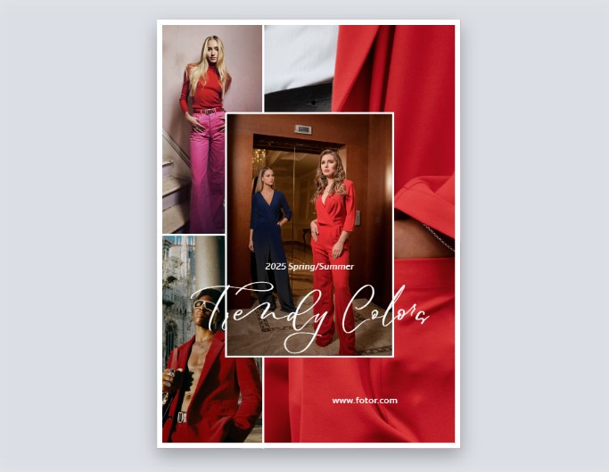 Montage photo poster