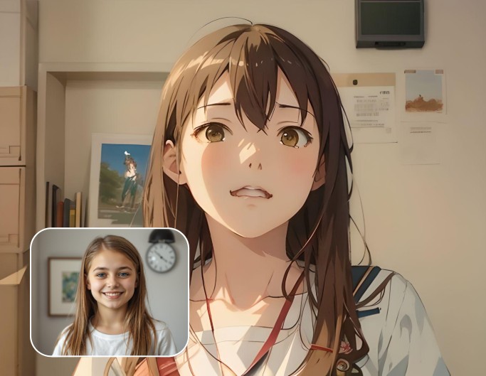 Porträt in Japanischen Comic umwandeln