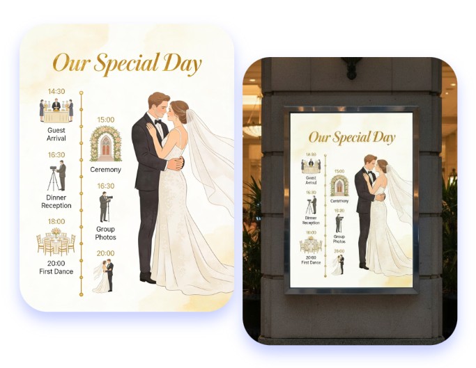 Programme de mariage