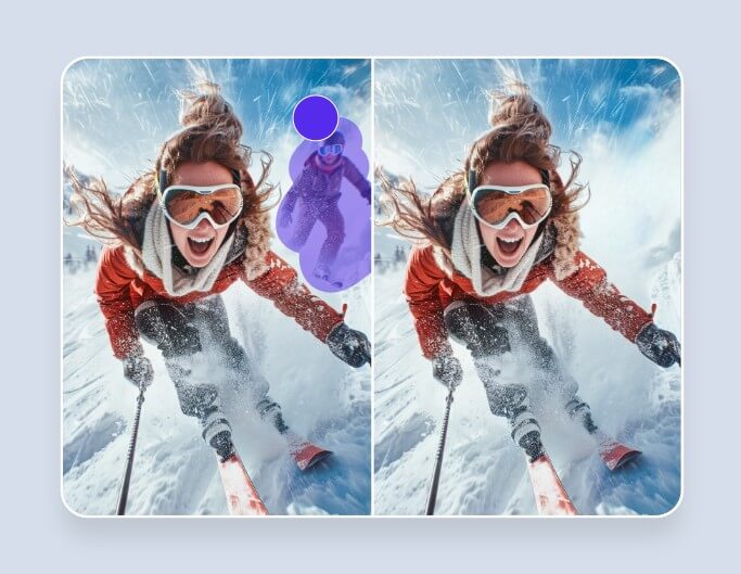 remove unwanted people from photos with ai person remover