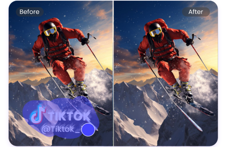 Remove watermark from photo with fotor ai cleaner