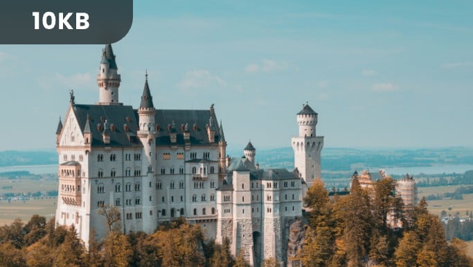 画像を10kbにリサイズする