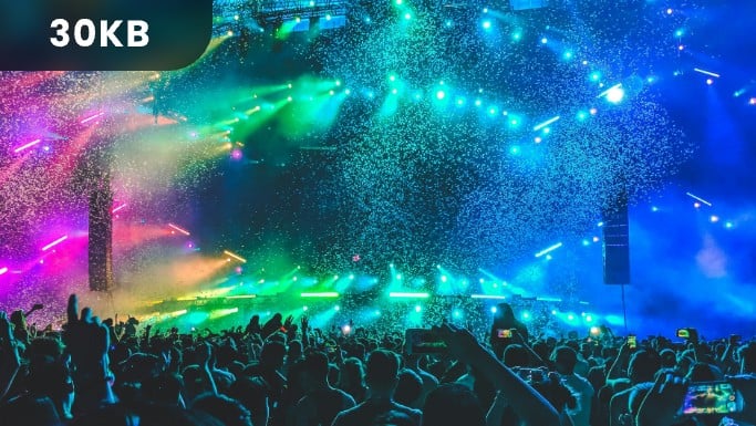 画像を30kbにリサイズする