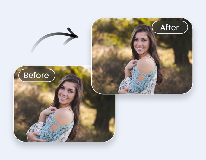 Rotate a female image to fix camera tilt