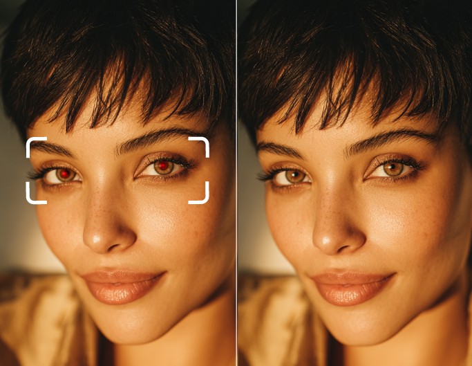 Rote Augen entfernen mit Fotor