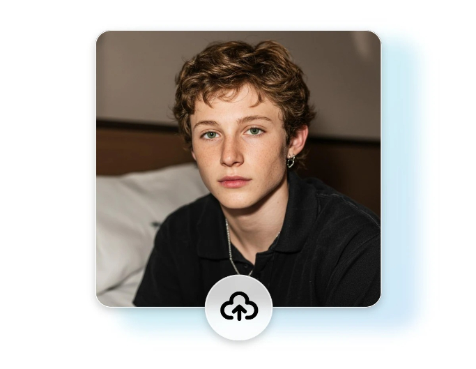 Schritt 1 Ein frontales Bild hochladen