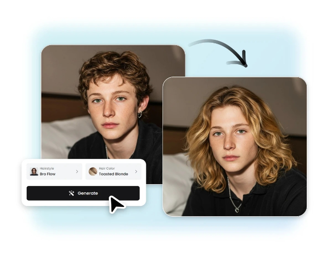 Schritt 2 Frisur und Haarfarbe auswaehlen