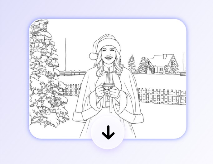 Schritt 3 1 Weihnachts Ausmalbild herunterladen