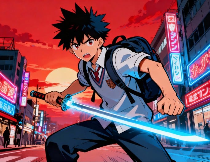 Shonen manga with AI manga generator