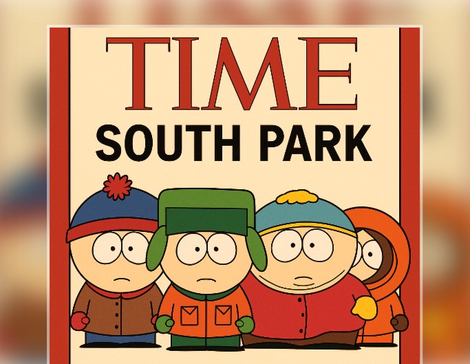 South Park style poster