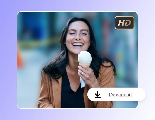 Step 3 Download blurred background photo in HD