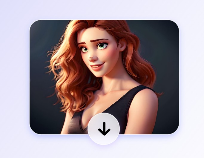 Step 3 save the new pixar style image in high quality