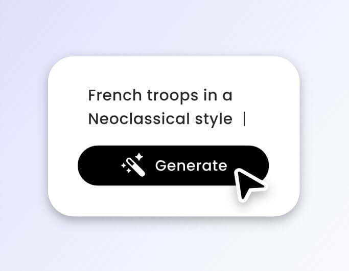 Step one enter text prompt for a historical book