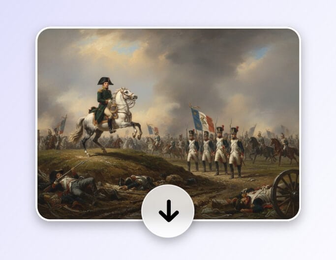 Step three download AI generated book illustration in high quality