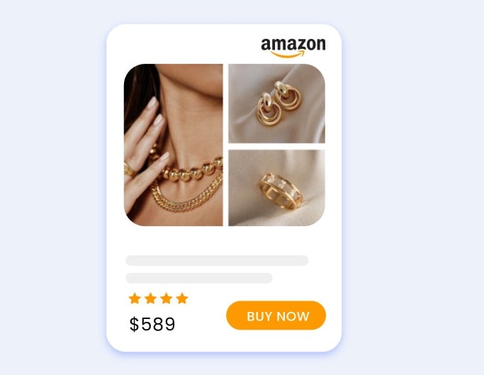 Stitch product images for e commerce listings