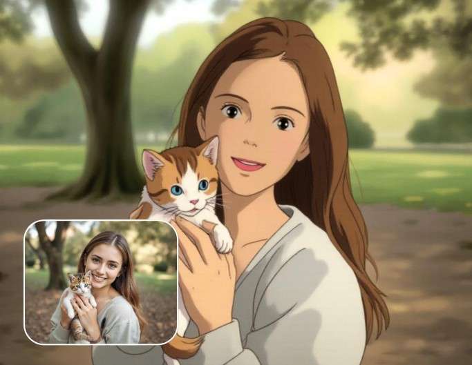 Transformer une photo en dessin animé avec le Style Ghibli 2