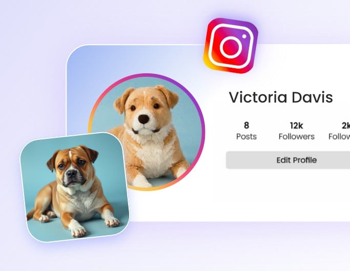 Turn your dog into cartoon and use it as your ins avatar