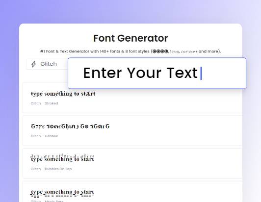 Glitch Font Generator, Corrupt You Fonts (Copy and Paste)