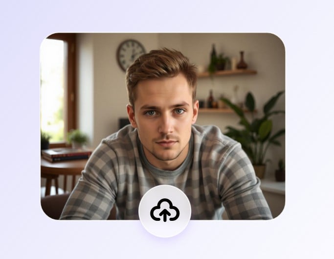 Laden Sie ein Bild eines Mannes mit kurzen Haaren hoch