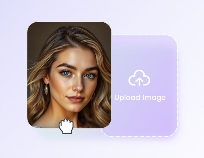 顔写真をアップロード