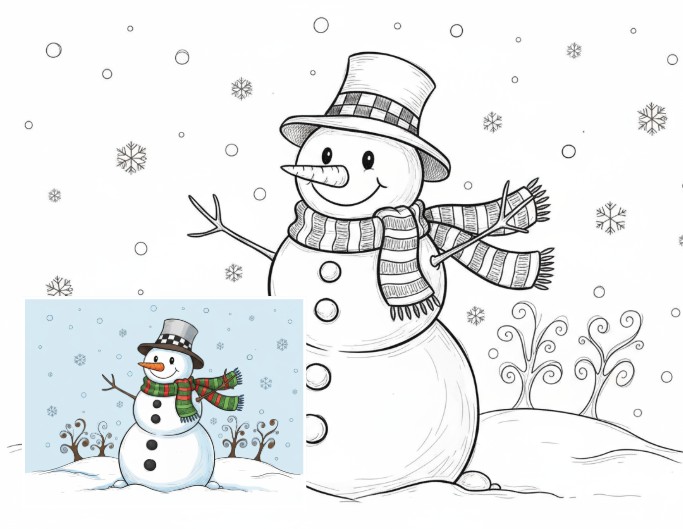 Weihnachtsschneemann