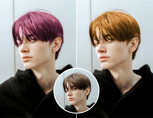  Virtual Hair Color Try On Online Free with AI | Fotor