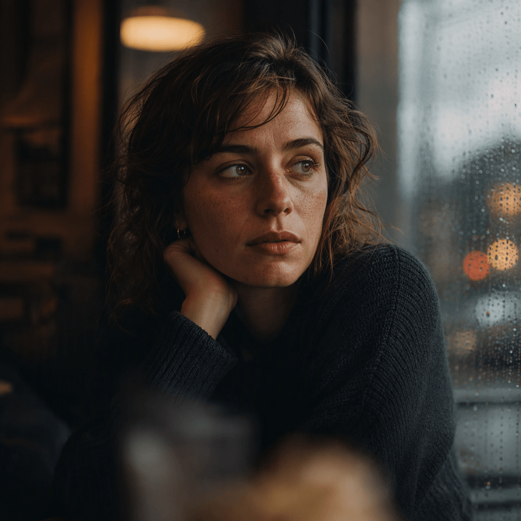 A cinematic female portrait