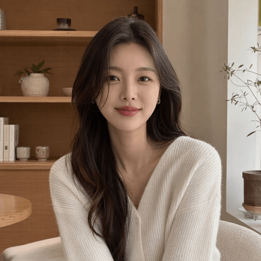 一幅韓式女性肖像畫