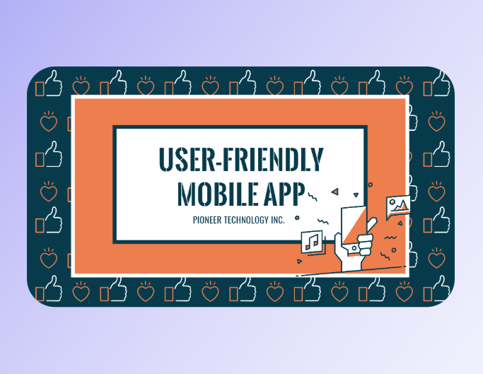 A product launch template featuring the release of a mobile app