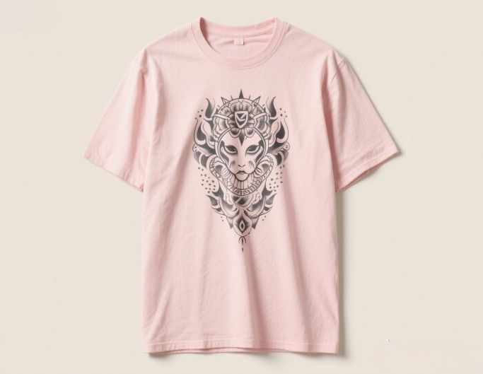 A tattoo style t shirt design