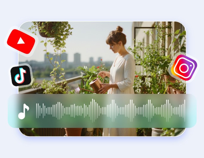 Add chill lofi song to vlog and share it on social media