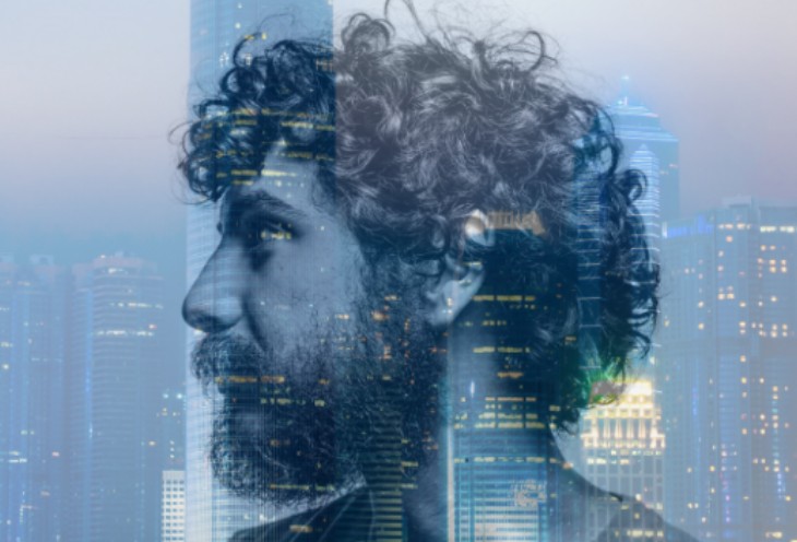 Add filters to double exposure images