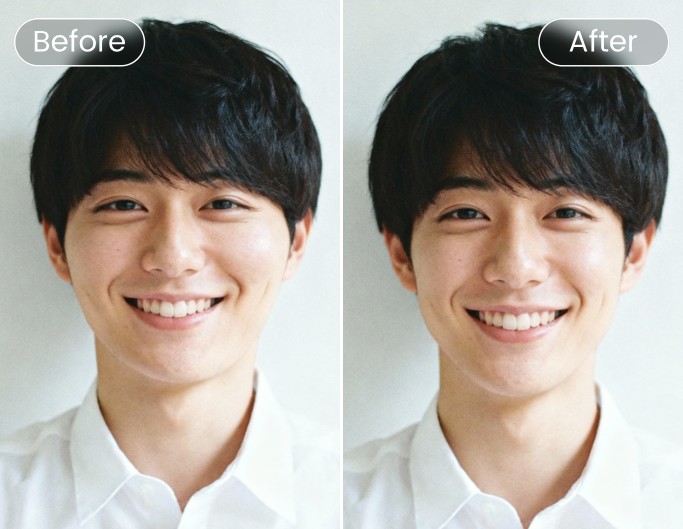 AI小顔・輪郭補正