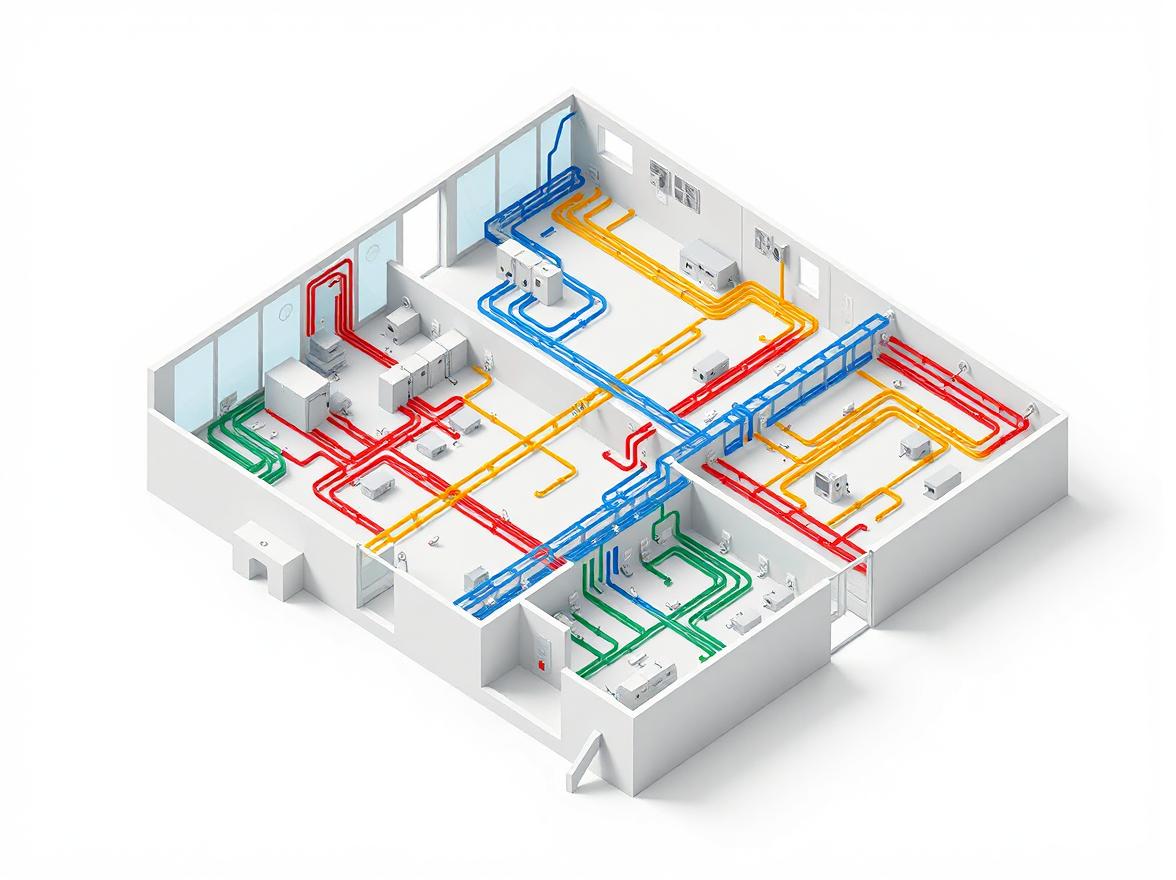 Ai cad file of an electrical plan created by fotor