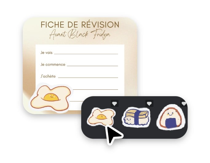 personnaliser l'élément