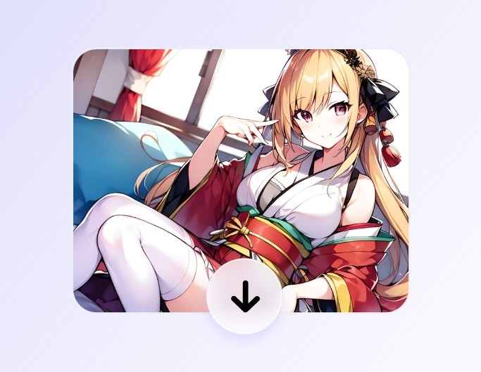 AIが作成したイラスト画像をチェックして保存