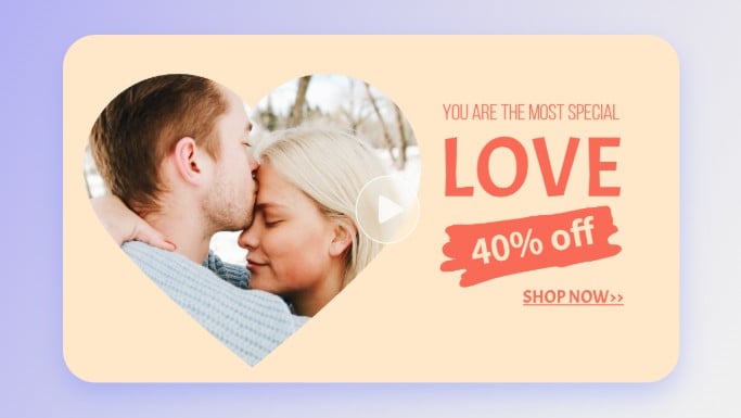 マーケティングに応用されたカップルをフィーチャーした AI キス動画