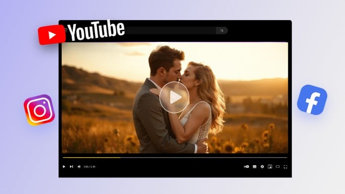 マーケティングに応用されたカップルの AI キス動画